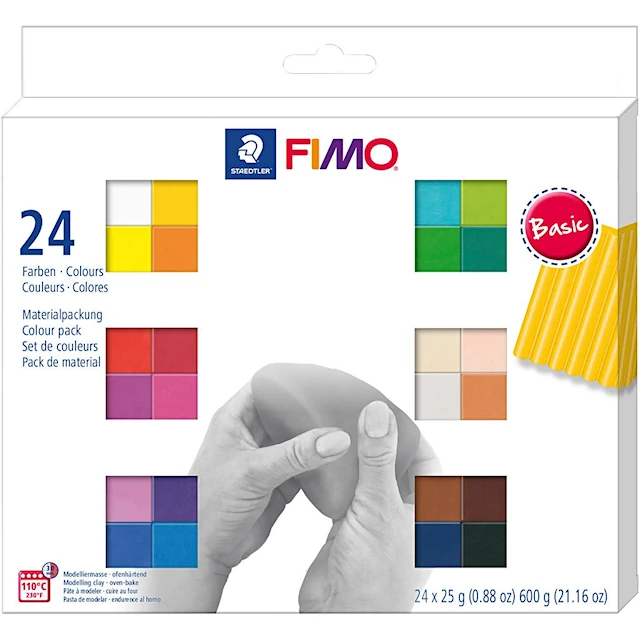 FIMO® Soft, standardfärger, 24x25 g/ 1 förp.