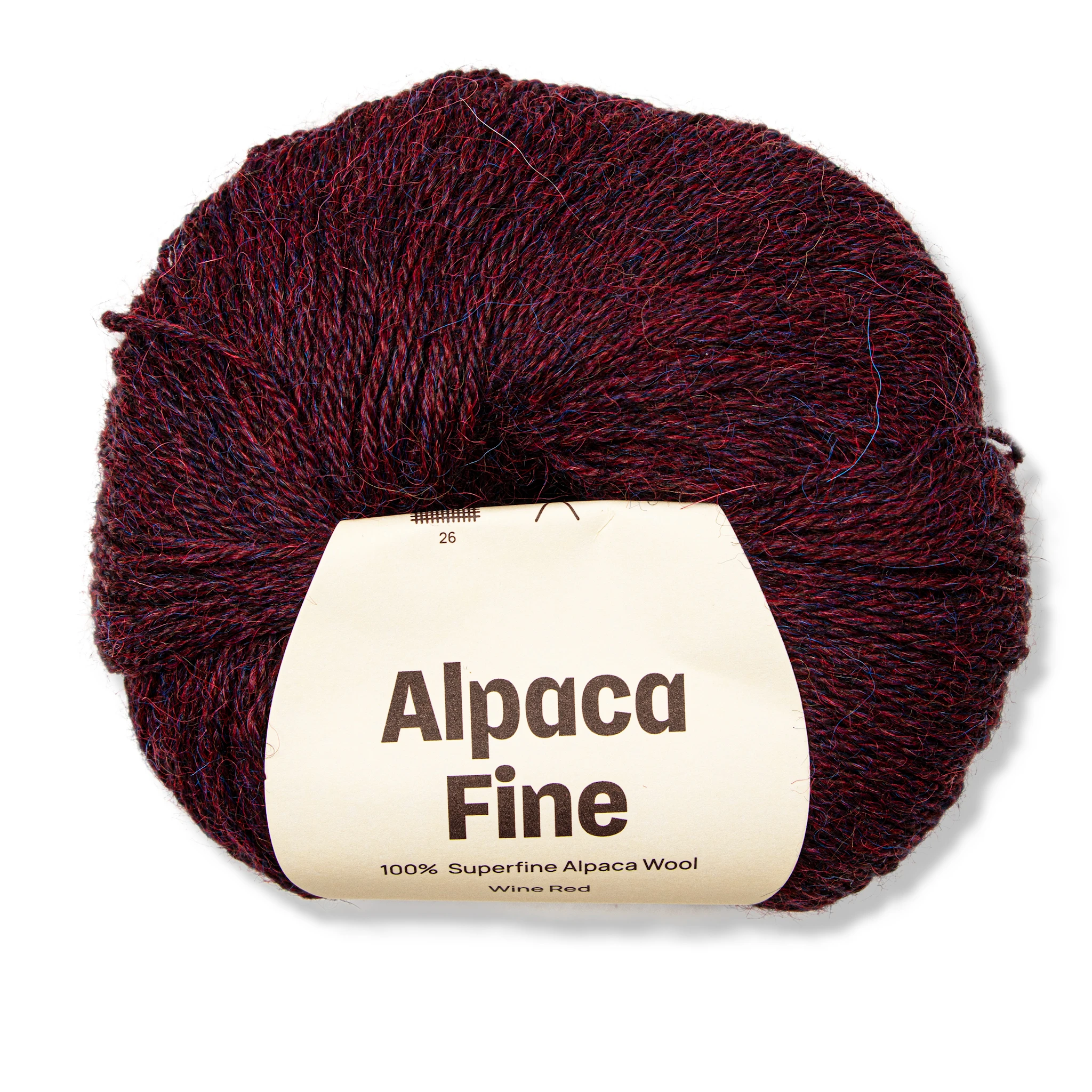 Produktbild för Alpaca Fine 50 g Wine red A223 Adlibris