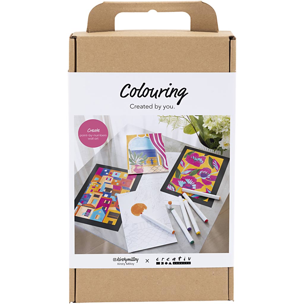 DIY Kit Färgläggning Måla efter siffror Tusch Creativ Company