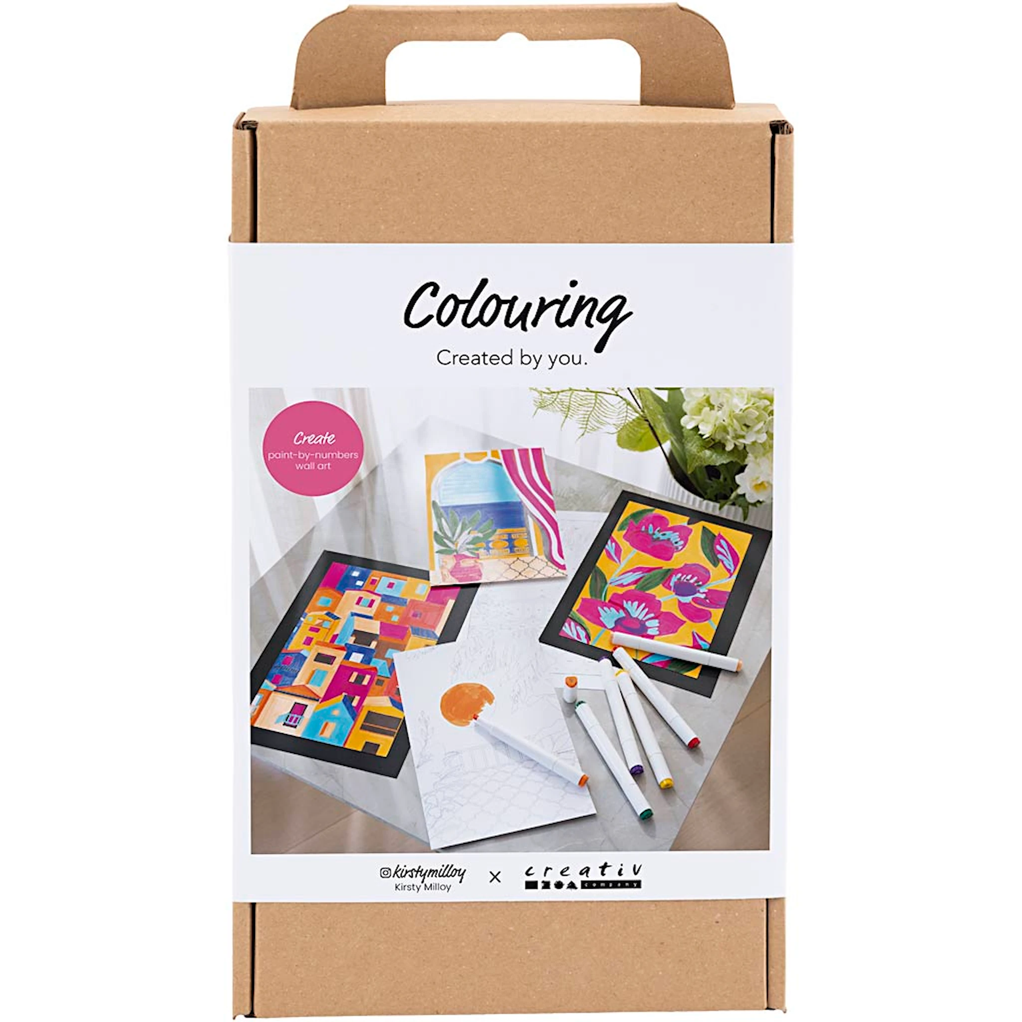 Produktbild för DIY Kit Färgläggning Måla efter siffror Tusch Creativ Company