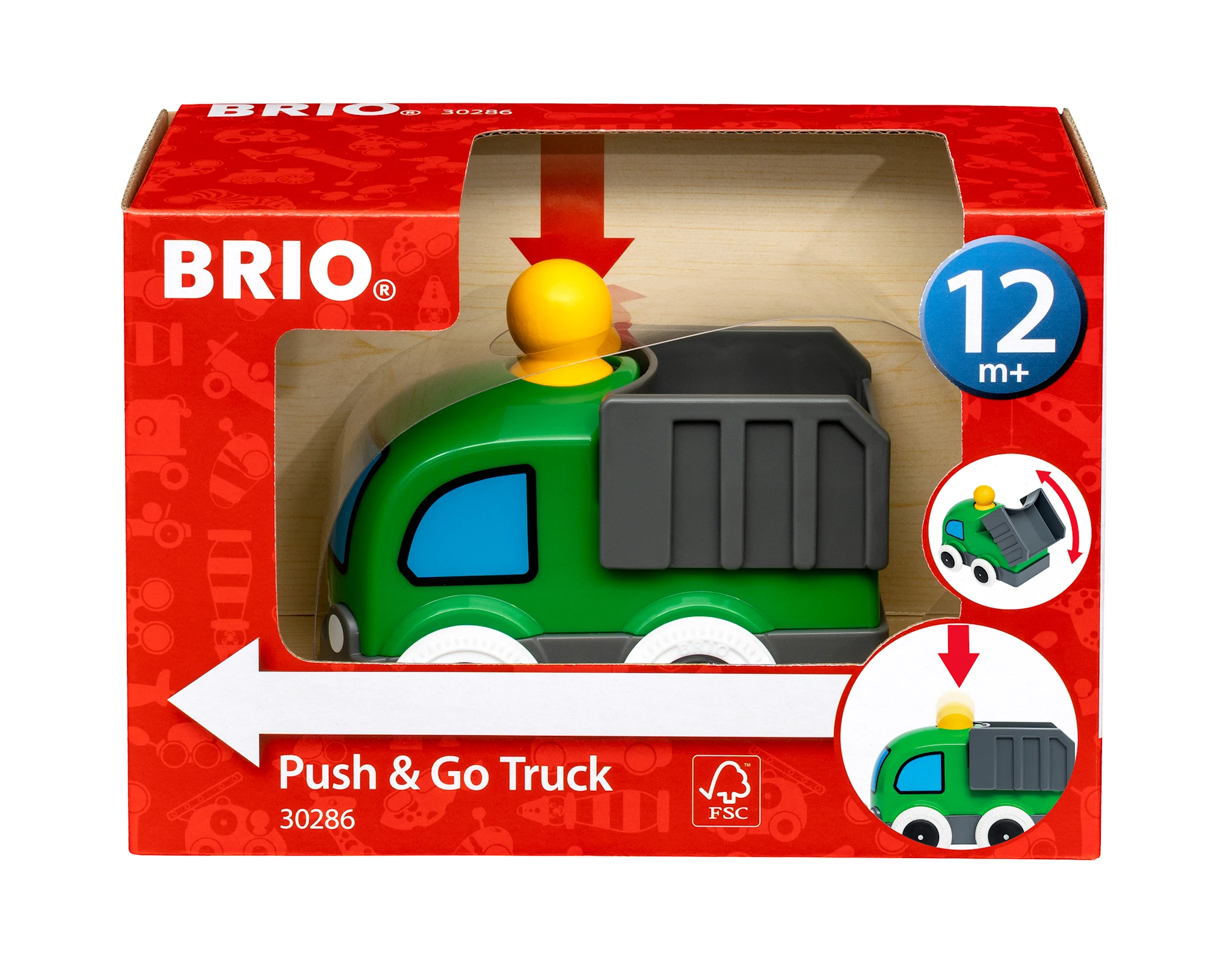 Produktbild för Push & Go Lastbil BRIO®