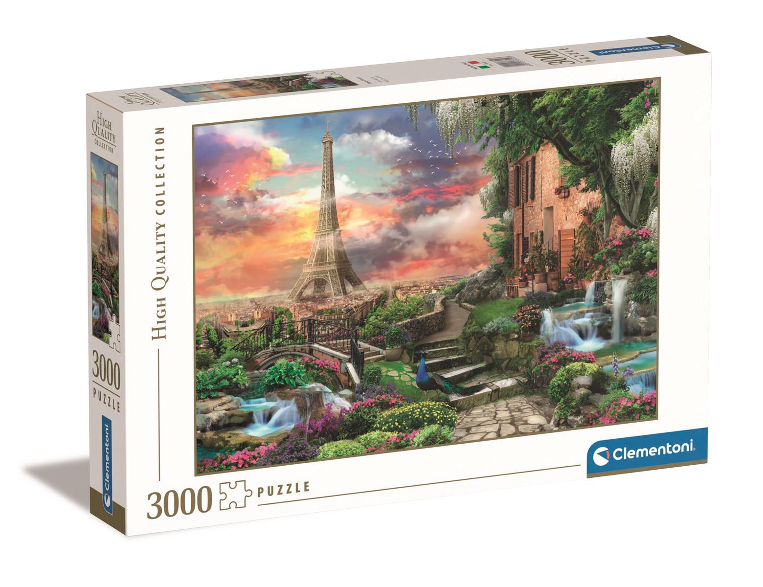 Pussel High Quality Collection Paris Dream 3000 bitar, Clementoni