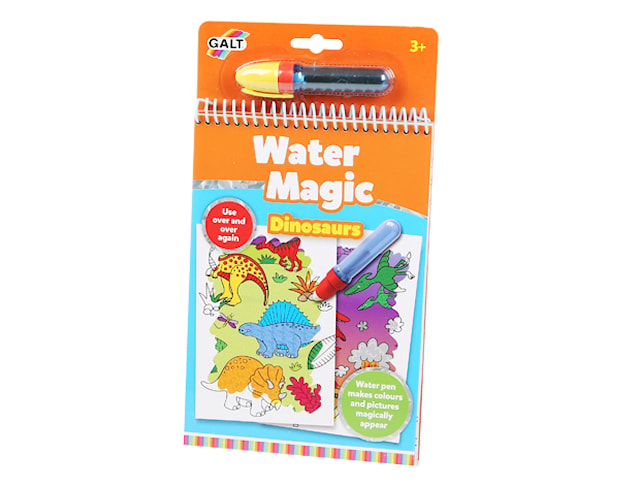Produktbild 1 för Målarbok Water Magic Dinosaurier Galt