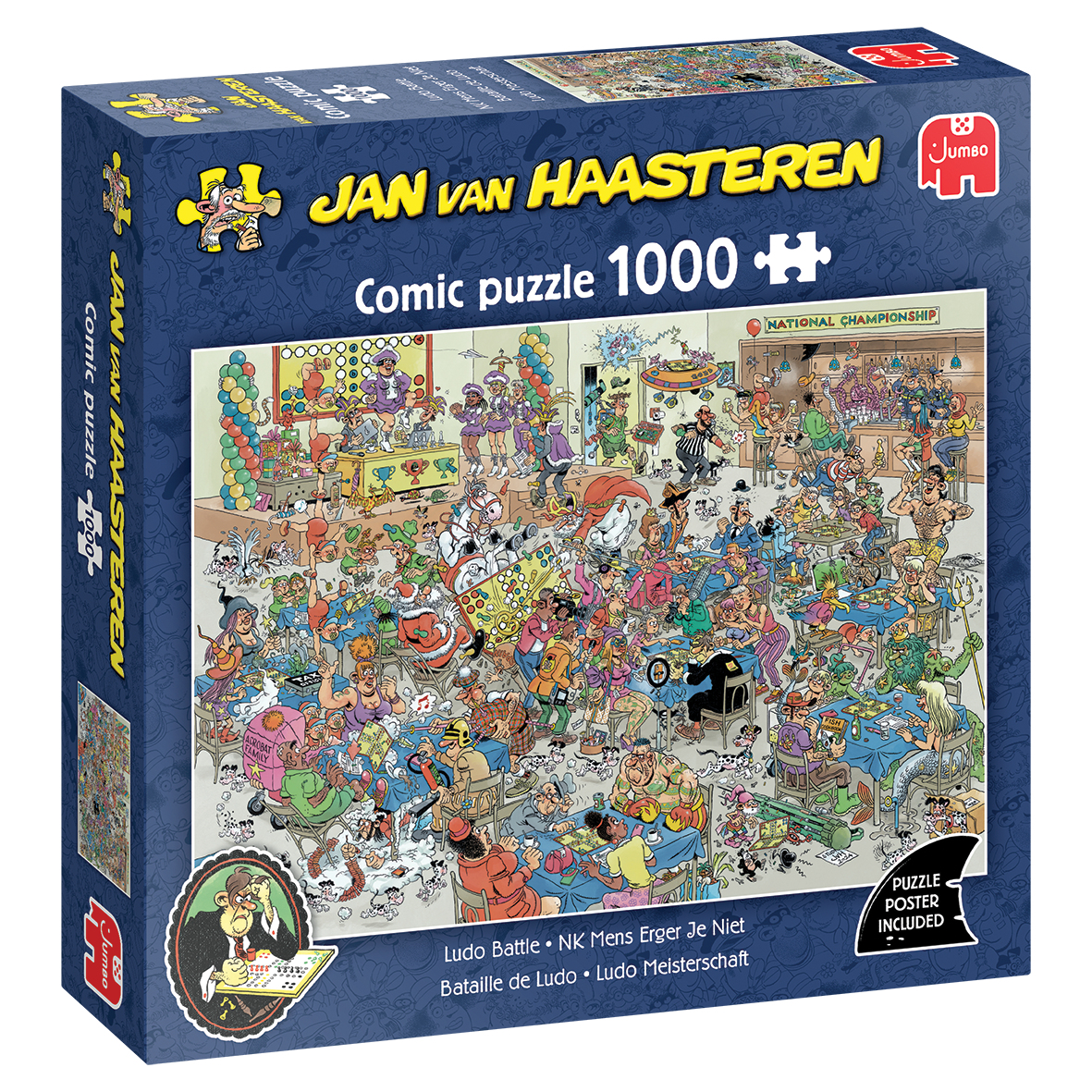 Jan Van Haasteren Puzzle Championship Ludo Battle Pussel 1000 bitar