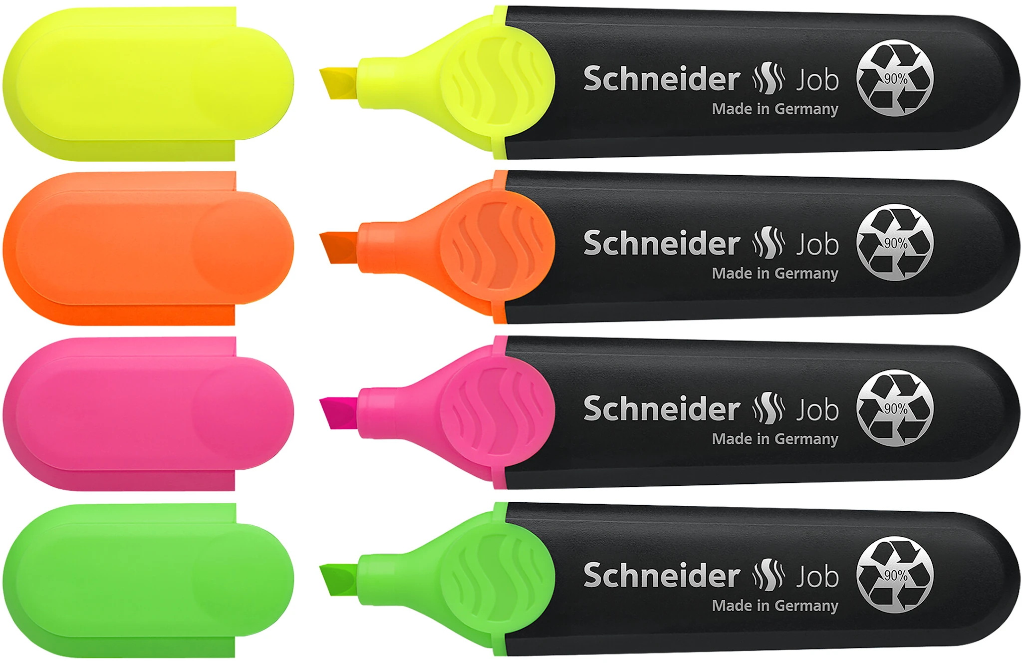 Tuotekuva ille Schneider Highlighter JOB 4kpl kotelossa