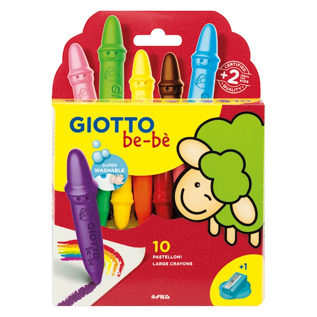 Wax Crayons 10 pcs BL Giotto Be-bè