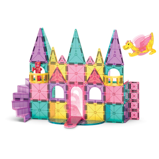 Produktbild 2 för Slott Deluxe 48 Bitar Magna-Tiles