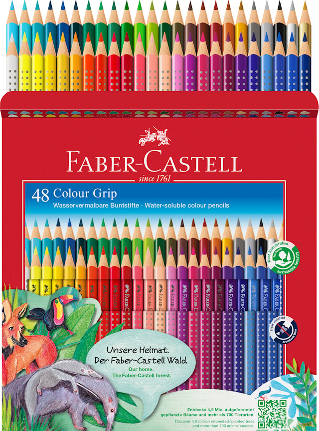 Produktbilde 2 for Fargeblyant Grip Color - 48 penner Faber-Castell