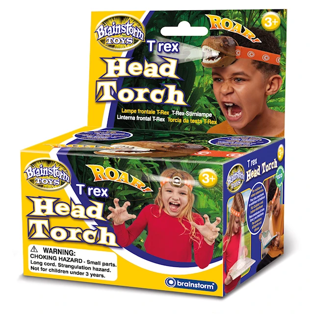 T-Rex Head Torch Brainstorm