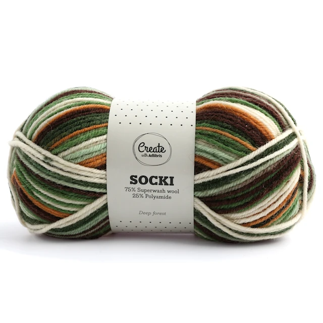 Socki Garn Ullmix 100 g Deep Forest B005 Adlibris