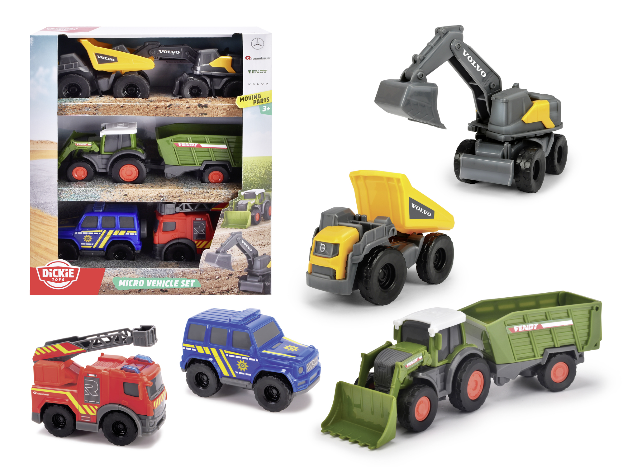 Mini Leksaksbilar 5-Pack 8 cm Dickie Toys