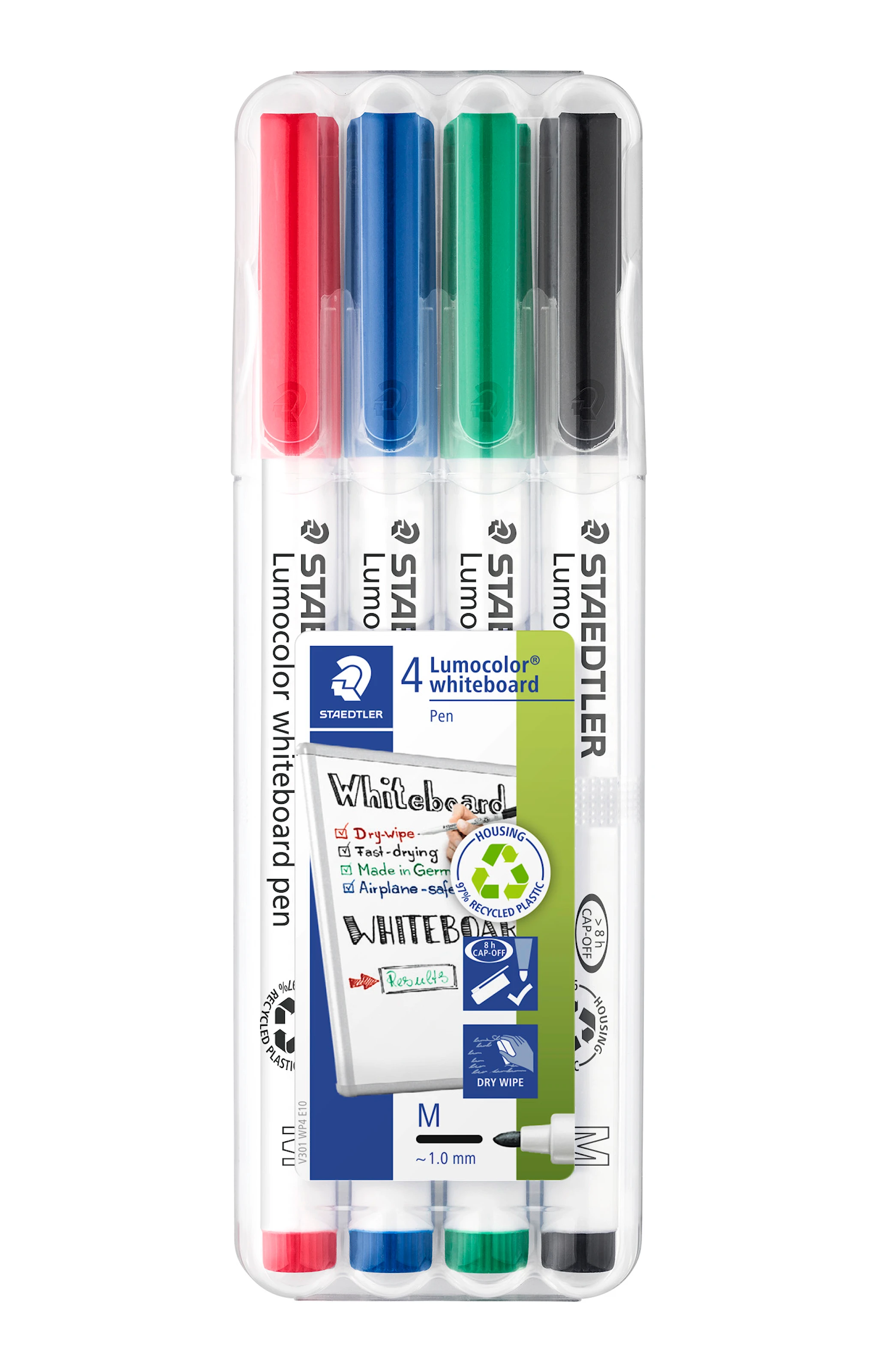 Produktbild för Lumocolor whiteboardpennor 4-pack Staedtler