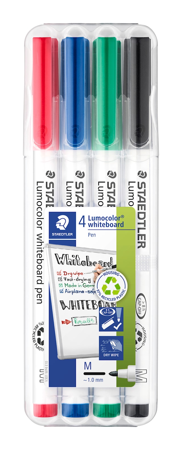 Produktbild 1 för Lumocolor whiteboardpennor 4-pack Staedtler