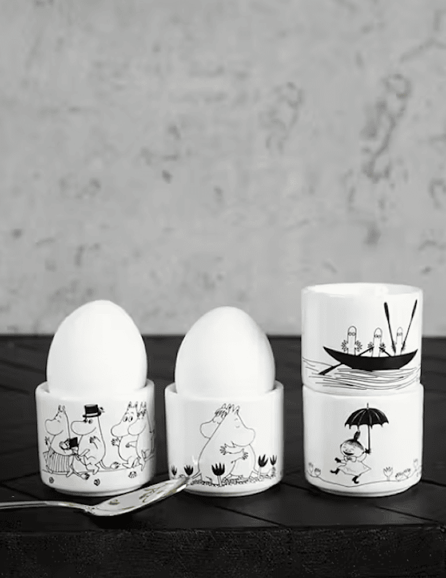 Tuotekuva 1 - Munakupit Muumi 4 Kpl Pluto Design