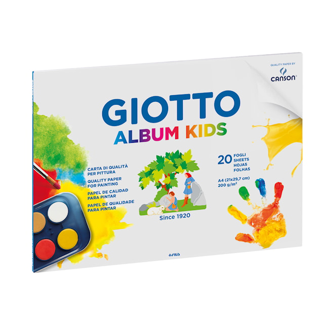Tuotekuva 2 - Giotto Album Kids A4, 20 sivua, 200 g