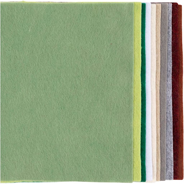 Produktbilde 3 for Hobbyfilt, A4, ark 210x297 mm, tykkelse 2 mm, natur, 10 stk./ 1 pk.