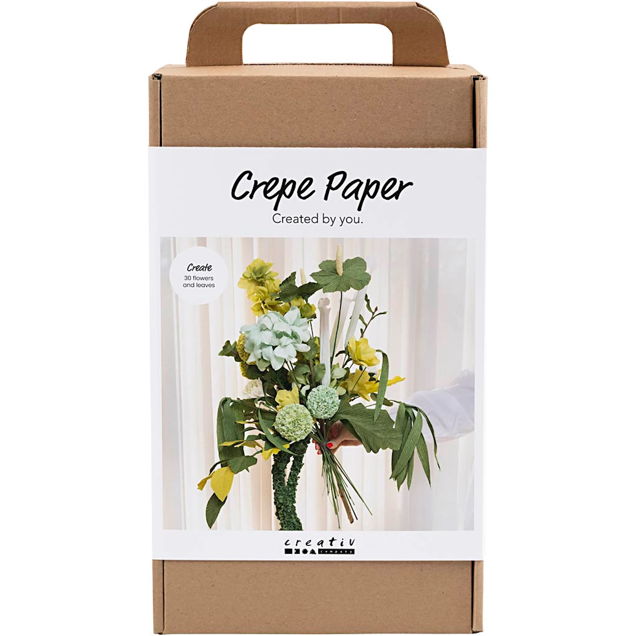 Produktbild för Maxi DIY Kit Kräppapper Blombukett Creativ Company