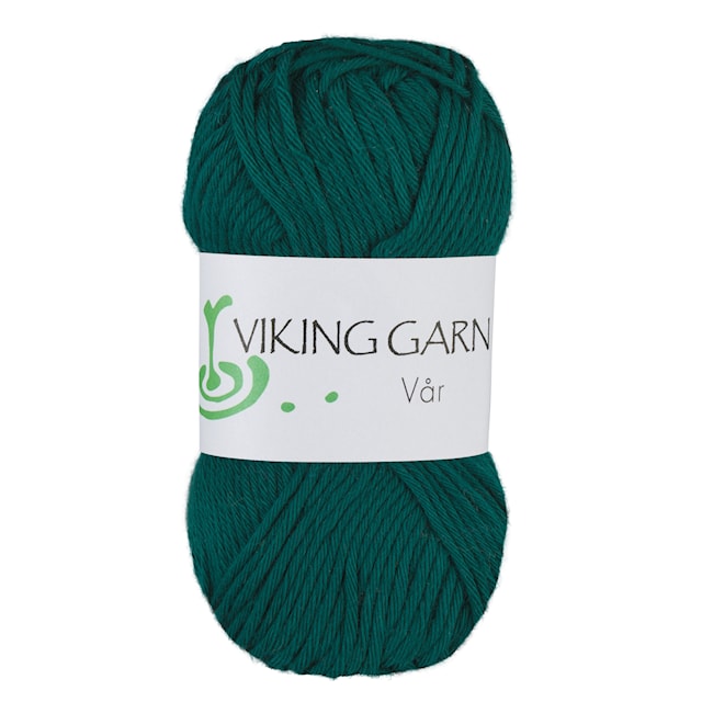 Vår Puuvillalanka 50 g tummapetrooli Viking Garn