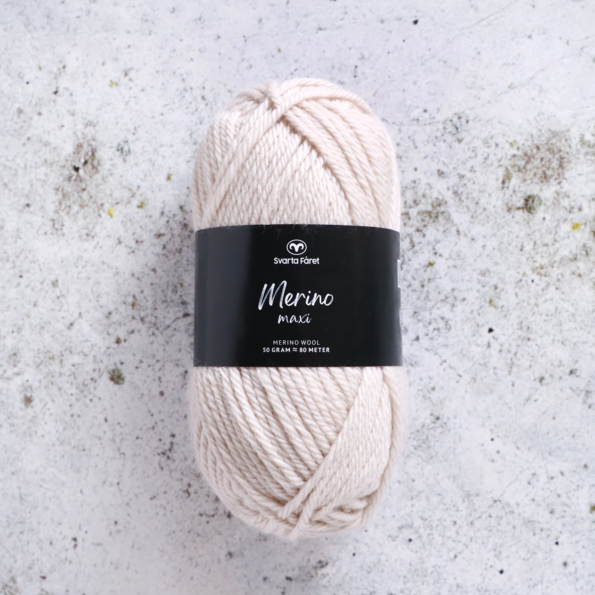 Produktbild för Merino Maxi 50g Svarta Fåret