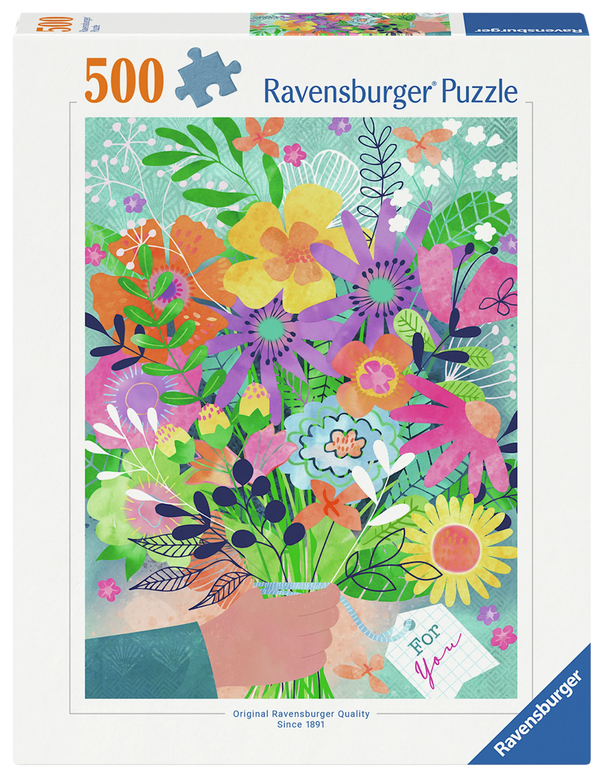 Produktbilde for Flowers for You Puslespill 500 Brikker Ravensburger