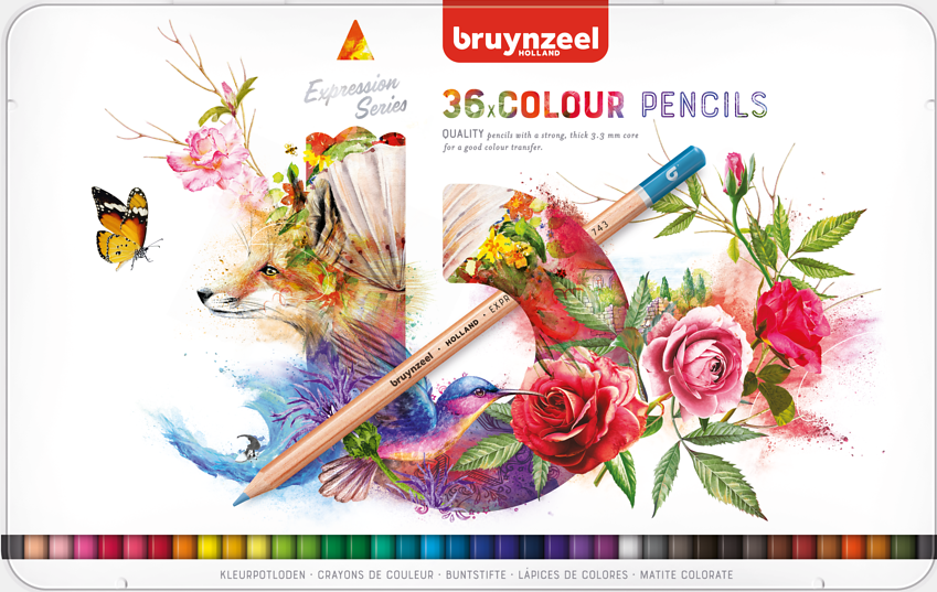 F&auml;rgpennor Expression 36-set Bruynzeel