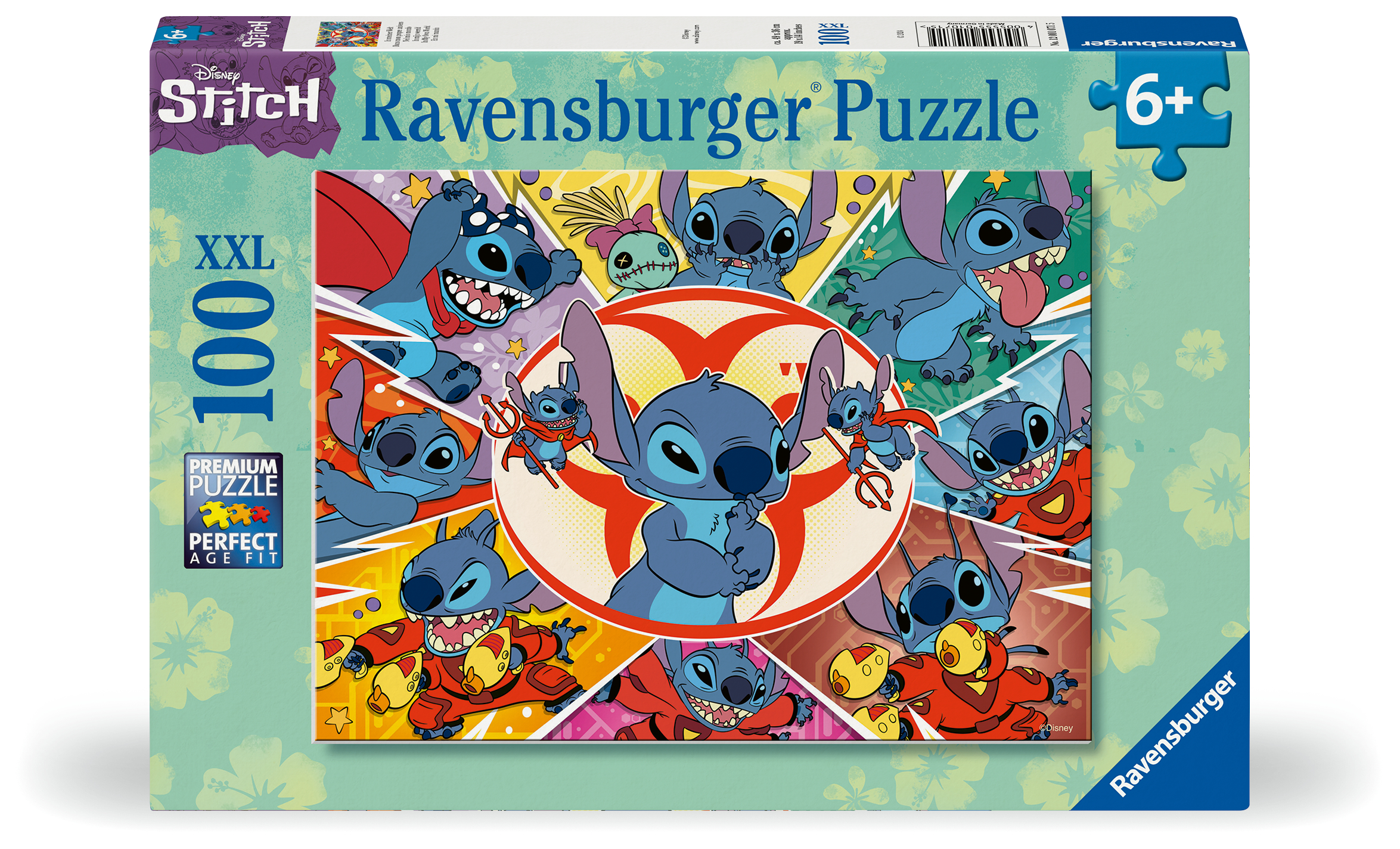 Pussel Disney Stitch 100 bitar, Ravensburger