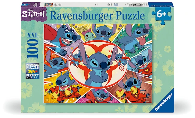 Pussel Disney Stitch 100 bitar, Ravensburger