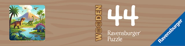 Tuotekuva 4 - Ravensburger Puinen Dinosauruspalapeli 44 palaa