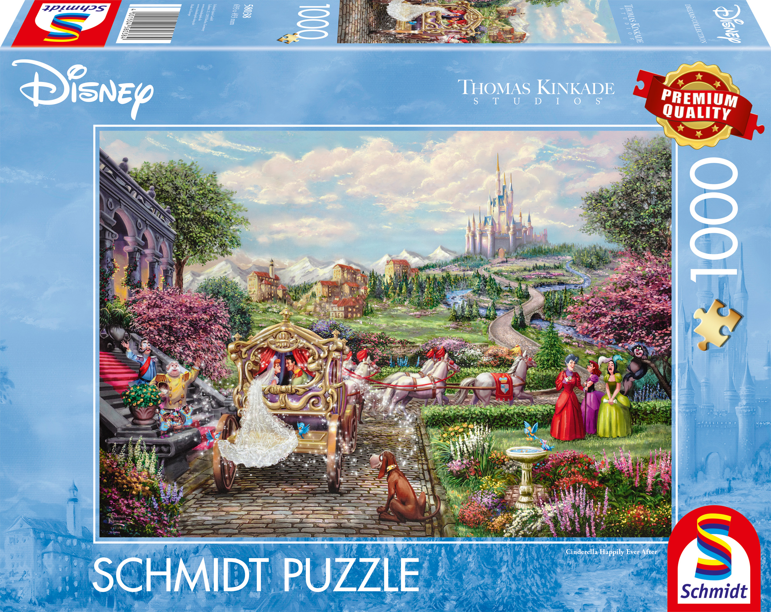 Palapelit Disney Cinderella Happily Ever After 1000 palaa, Schmidt