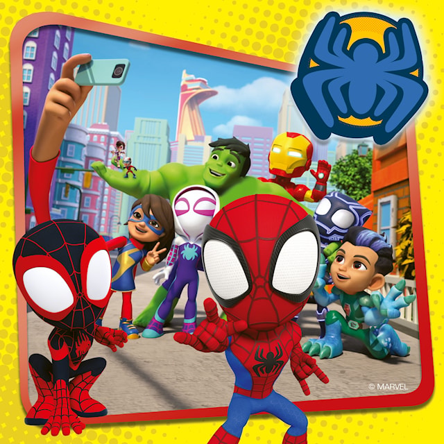 Tuotekuva 4 - Palapelit Spidey's Adventures 3x49 palaa, Ravensburger