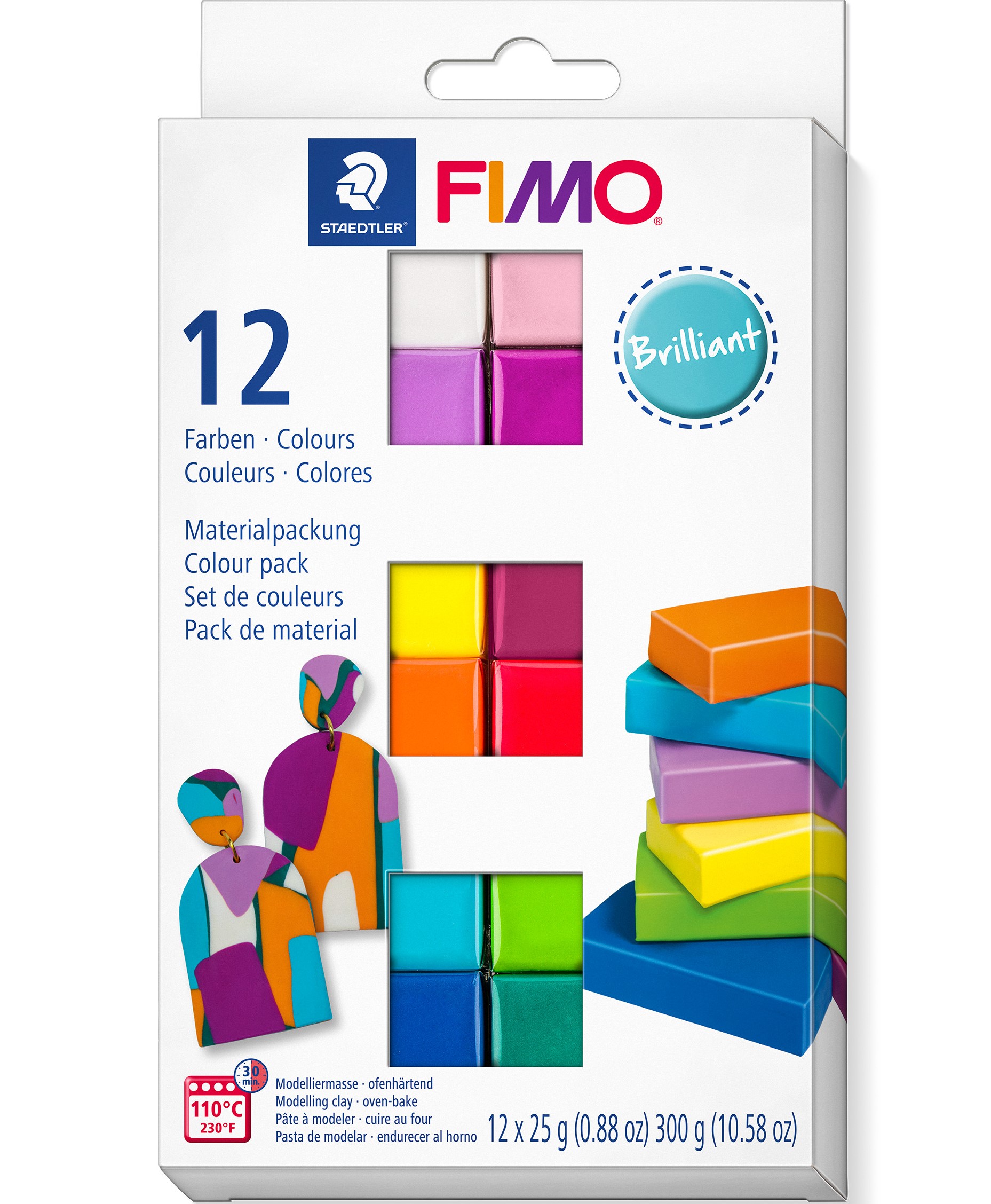 FIMO Lera Brilliant Colours 12x25g Staedtler