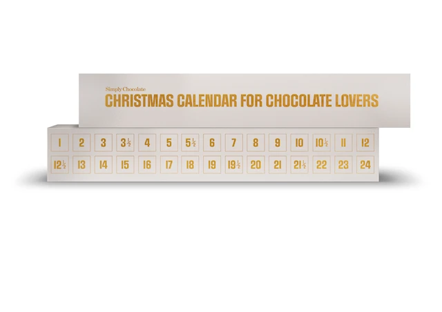 Simply Chocolate Adventskalender 2022 Bars Vit 300 g