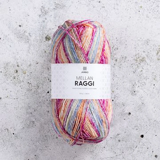 Mellanraggi Garn Ullmix 100 g Route 66 (28463) Järbo