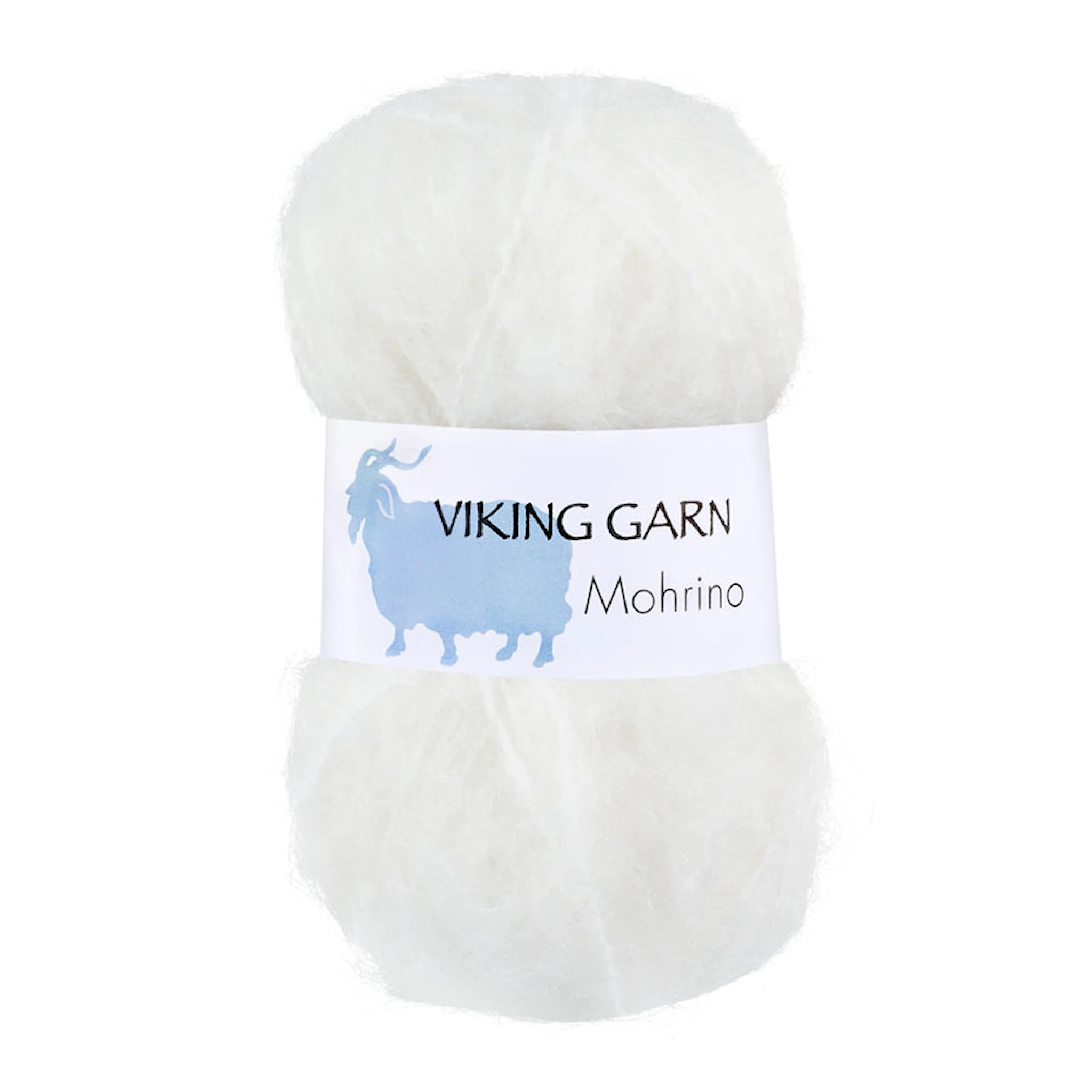 Tuotekuva ille Mohrino 50 g White 500 Viking Garn