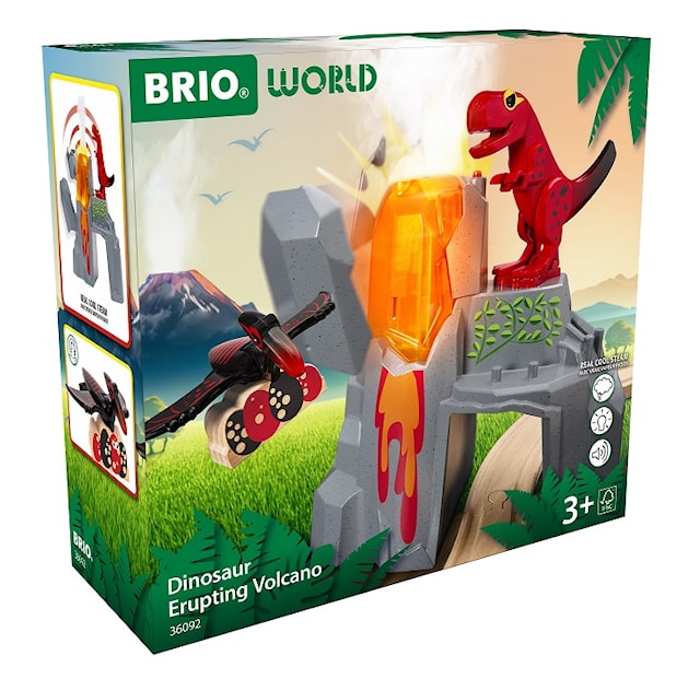 Tuotekuva 4 - Dinosaurukset tulivuoren kanssa (36092) Brio