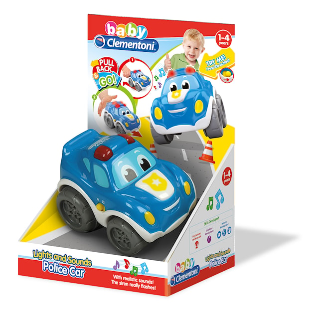 Tuotekuva 2 - Police Pullback Car Baby Clementoni