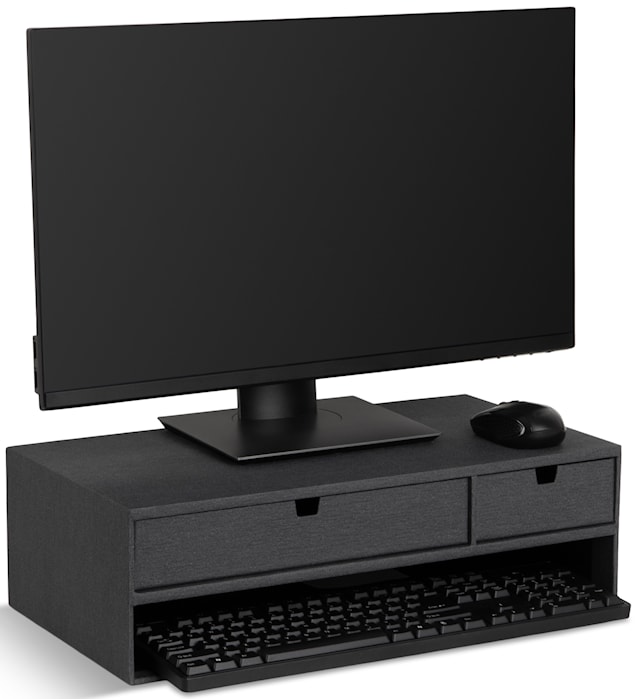 Produktbilde 1 for Laptopstøtte Ted med oppbevaring Black 48,5x26x15cm Bigso Box of Sweden