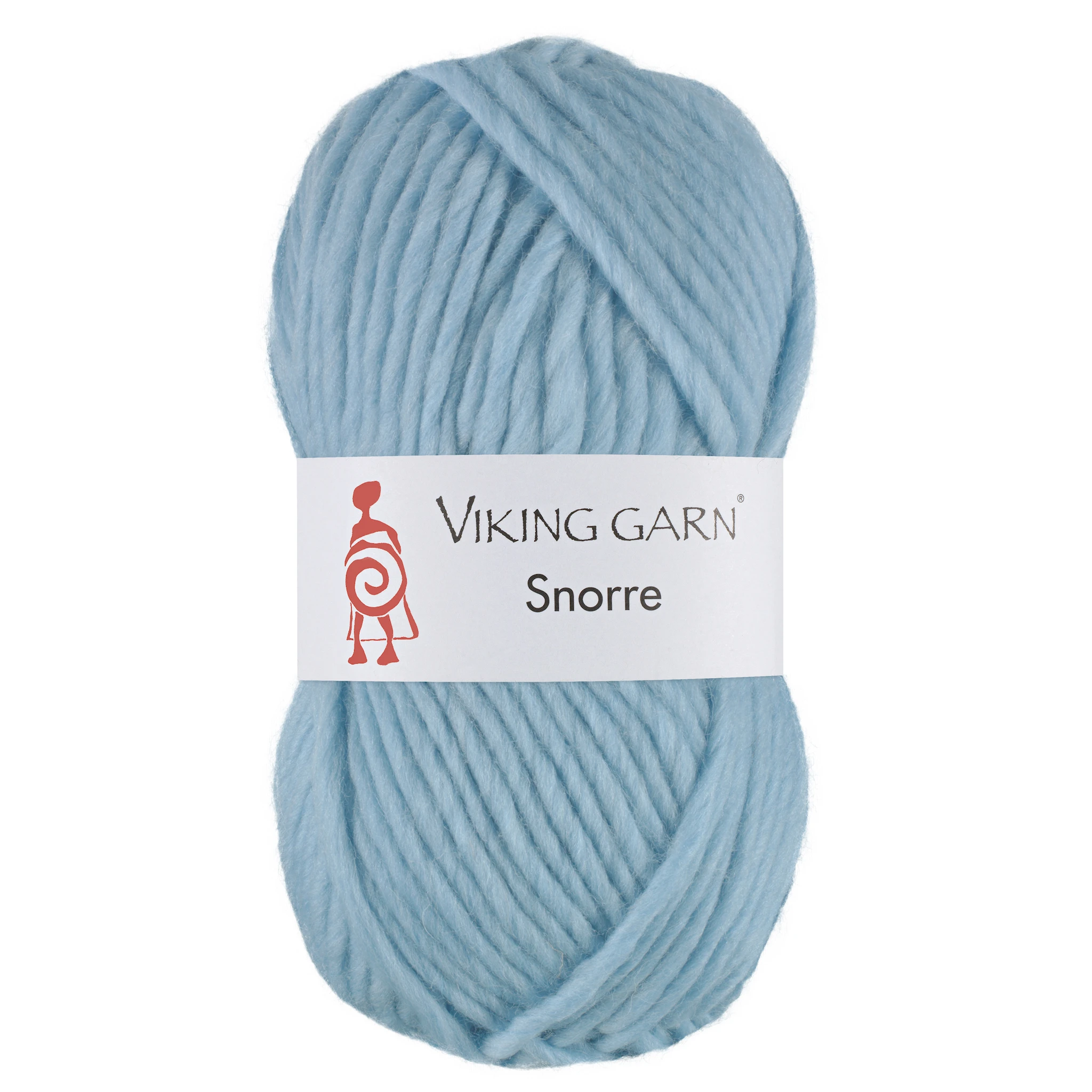 Produktbild för Snorre 100 g Ljusblå 220 Viking Garn