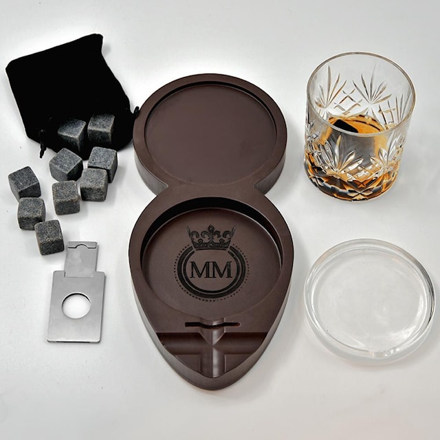 Tuotekuva 3 - Whiskey & Cigar Tray, Mikamax