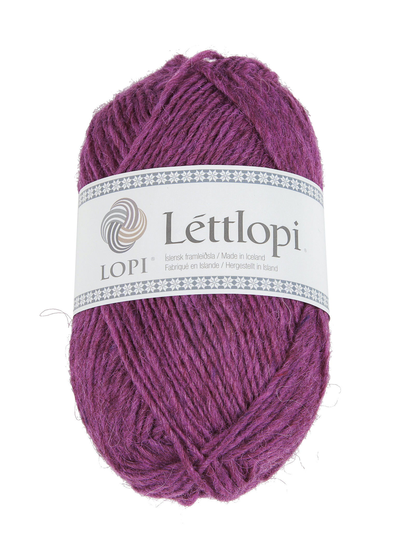 Léttlopi Garn Ull 50 g Royal fuchsia (1705) Istex