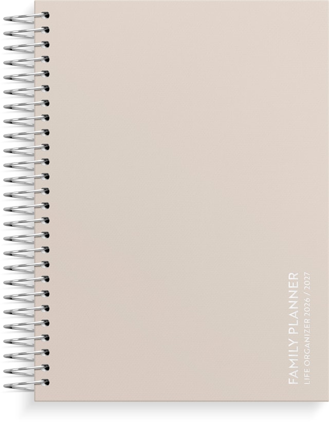 Kalender Life Organizer Family A5 26/27 Burde