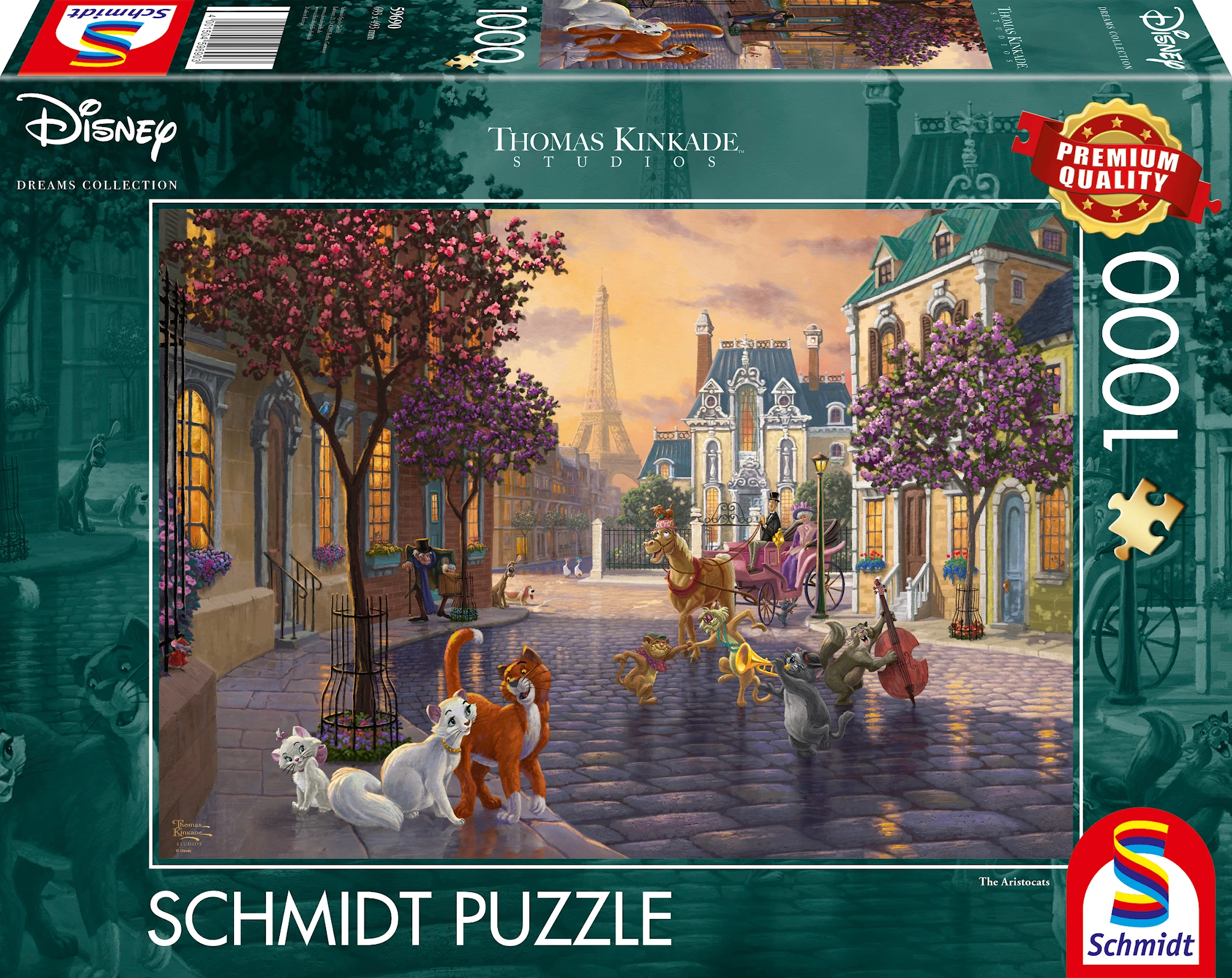 Produktbilde for Puslespill Disney Aristokattene 1000 brikker Schmidt