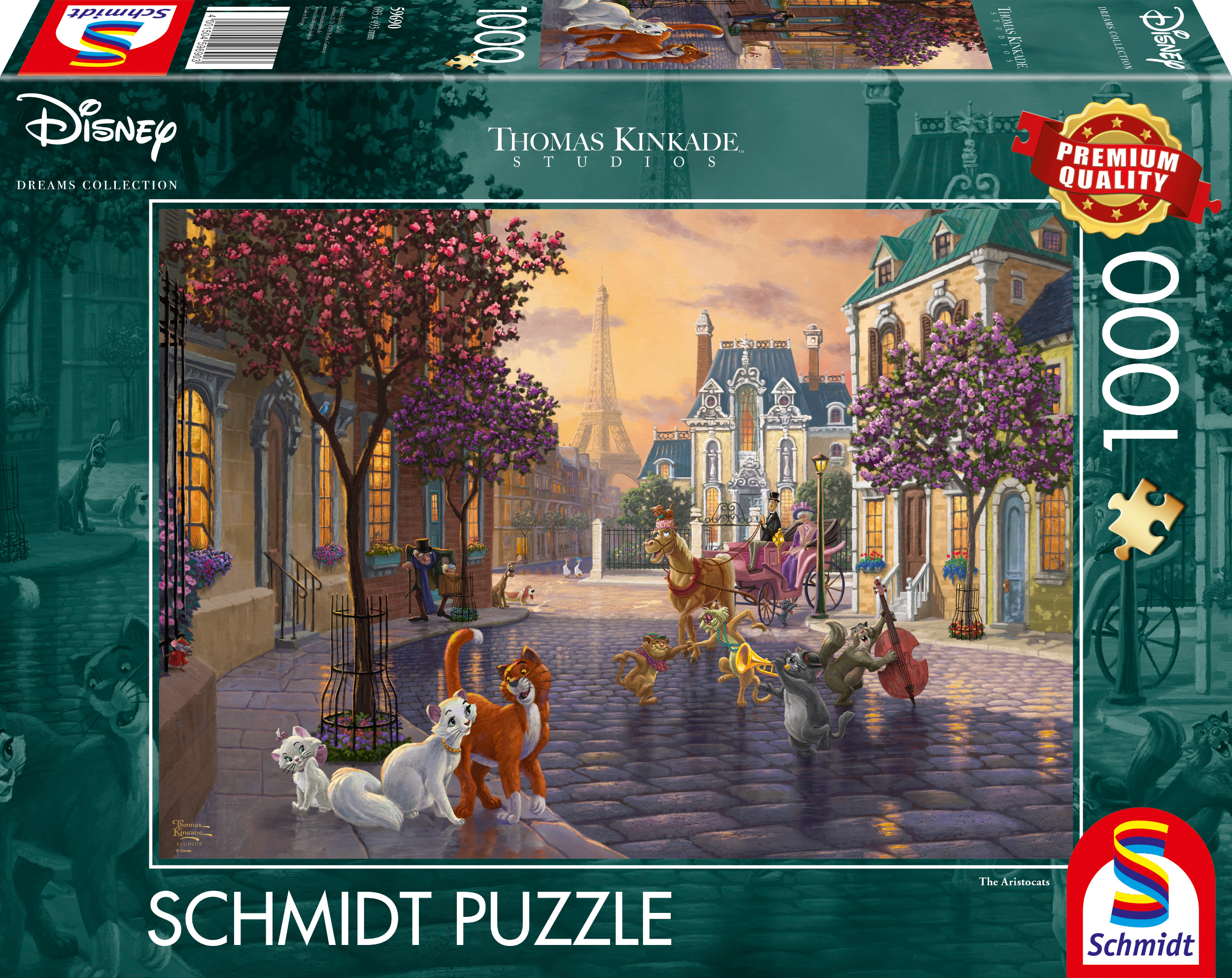 Pussel Disney The  Aristocats 1000 bitar Schmidt