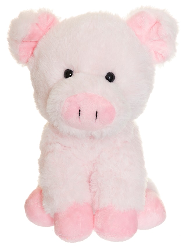 Produktbild 1 för Teddy Farm Gosedjur 18 cm Sittande Gris Teddykompaniet