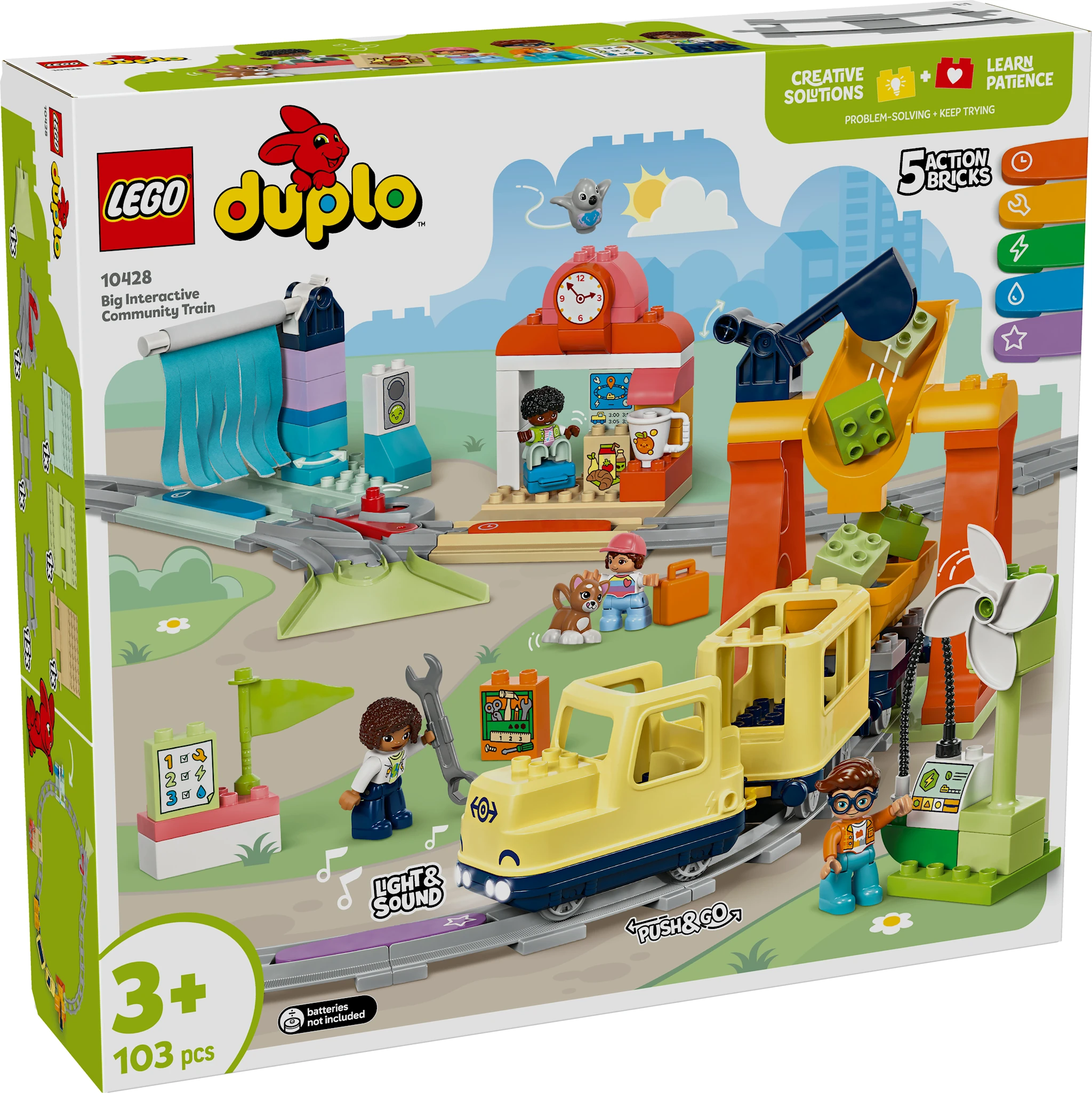 Tuotekuva ille Iso interaktiivinen paikallisjuna LEGO® DUPLO® Town (10428)