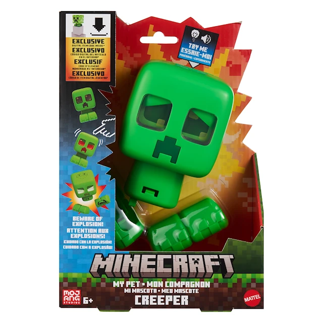 Minecraft Movie My Pet Creeper Äänellä ja Valolla