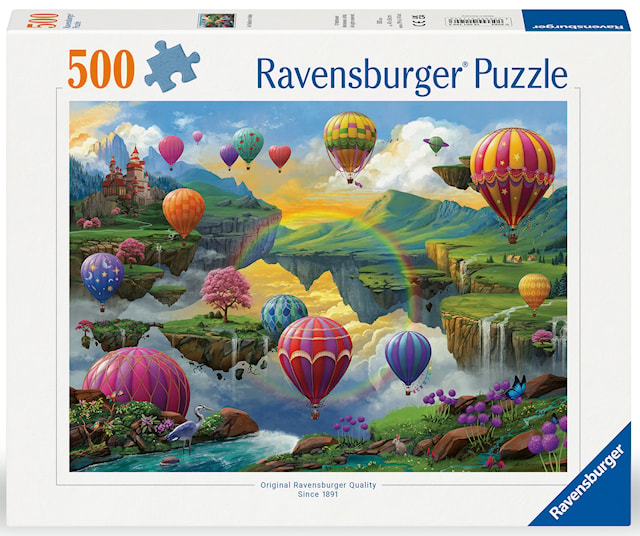 Tuotekuva 1 - Air Balloon Valley Palapeli 500 palaa, Ravensburger