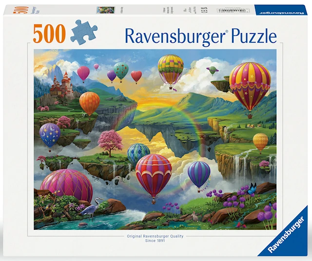 Air Balloon Valley Puslespill 500 bitar, Ravensburger
