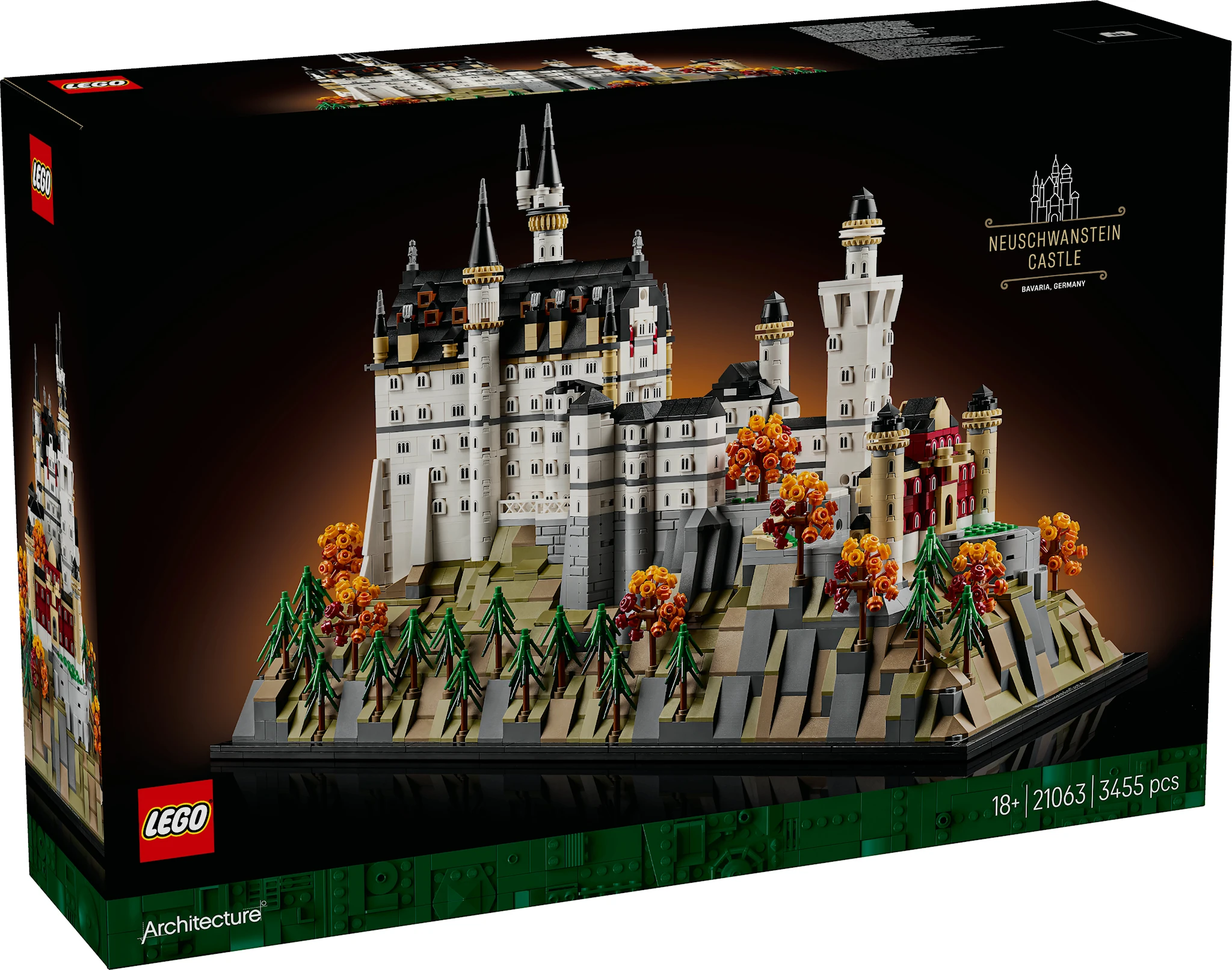Produktbild för Slottet Neuschwanstein LEGO® MixArchitecture (21063)