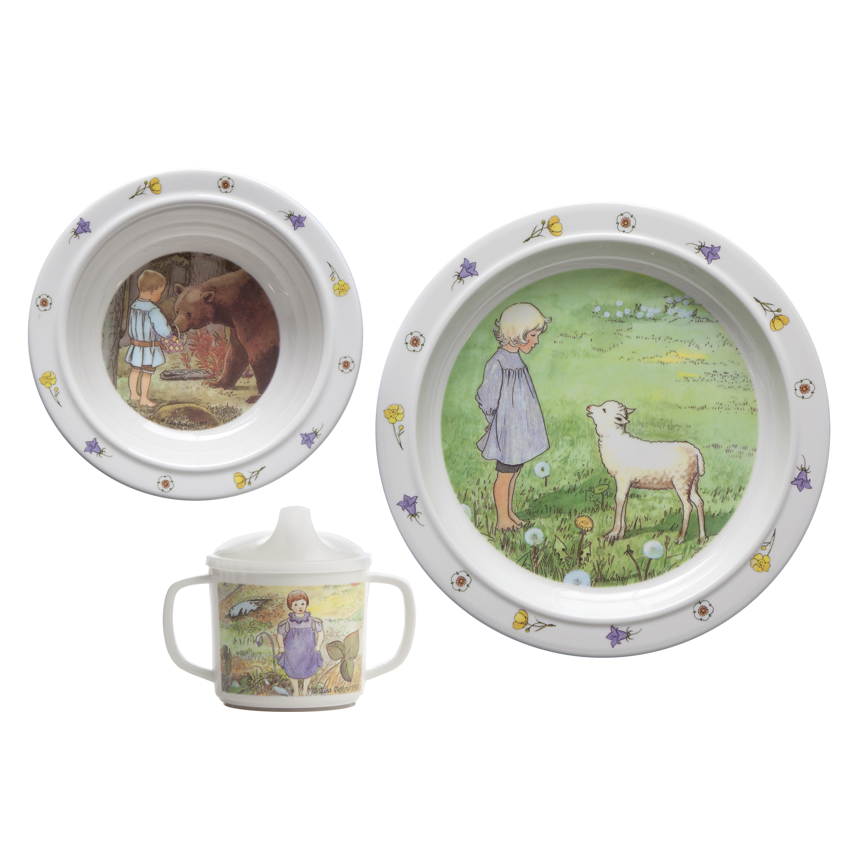 Barnservis Visor, Elsa Beskow, Rätt Start